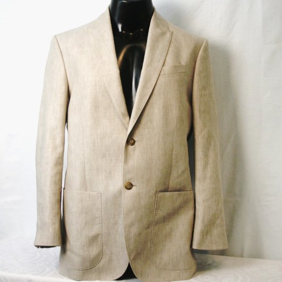 Black Brown 1826 Other - Black Brown 1826 Linen Blazer Size M